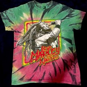 Bob Marley Vintage Mens Small T Shirt Green/Red/Yellow (SOLD)
